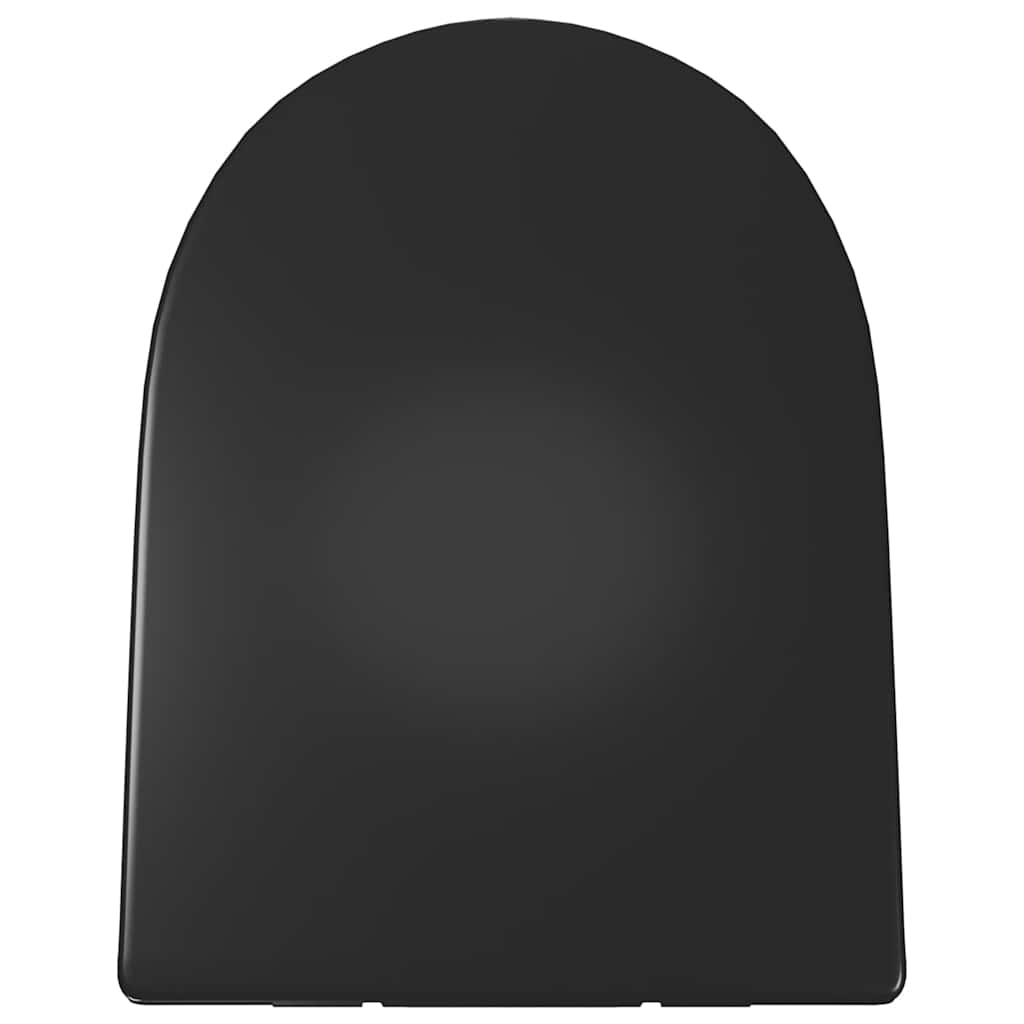 Soft-close Toilet Seat with Quick-release Design Black