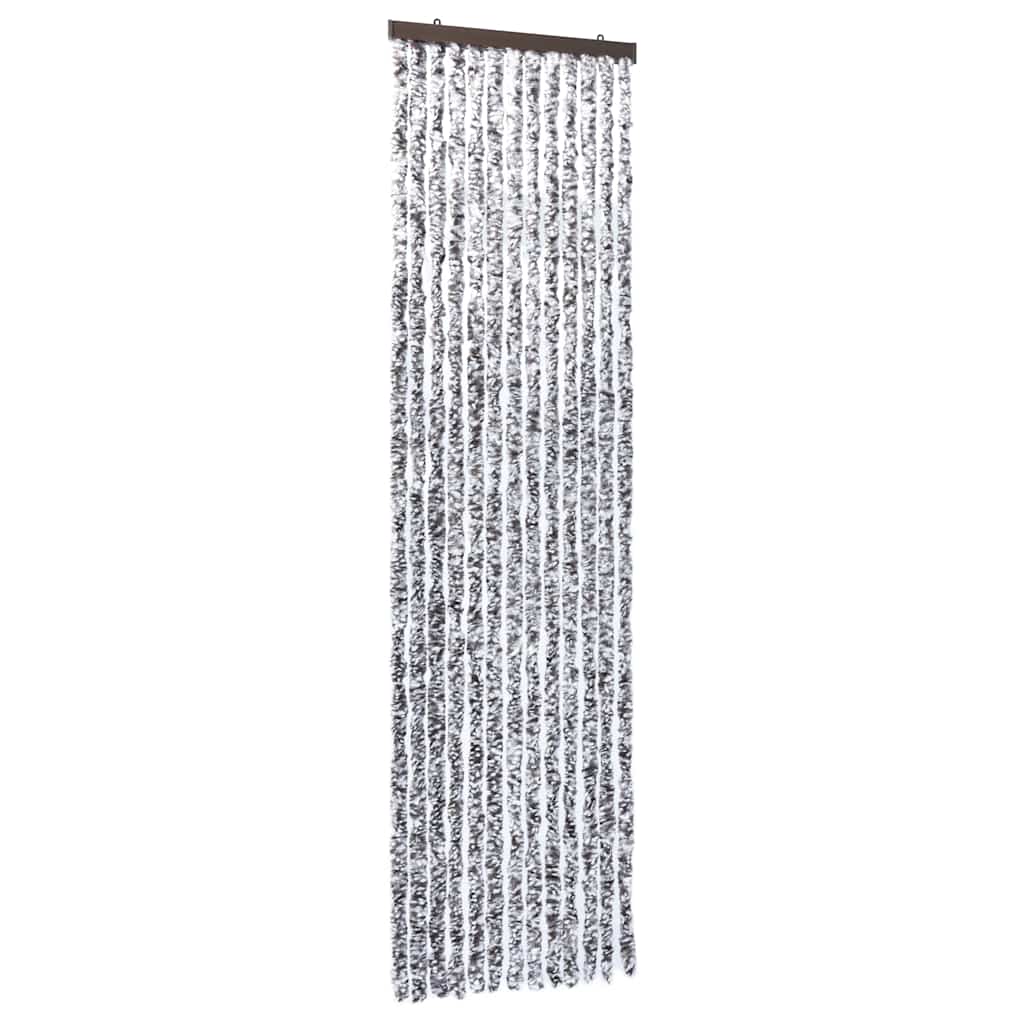 284276 vidaXL Insect Curtain Brown and Beige 56x185 cm Chenille