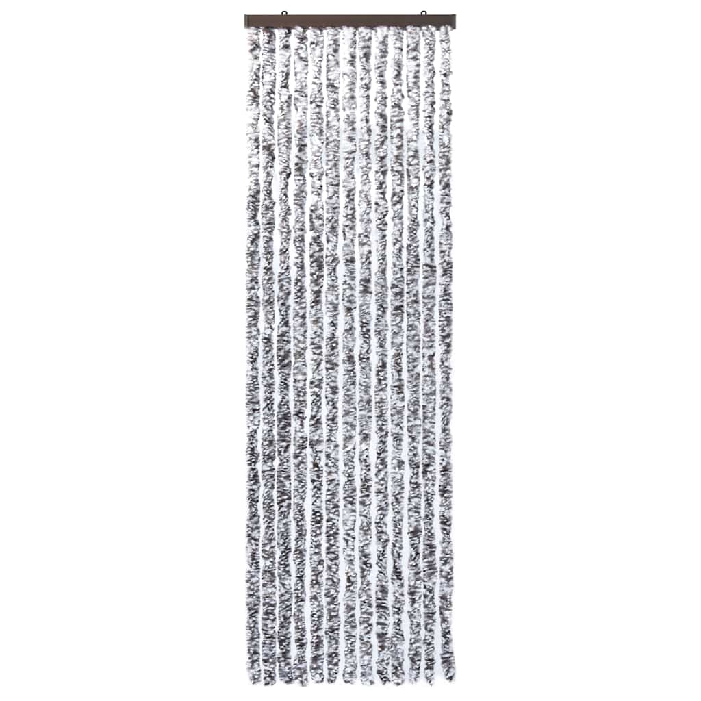 284276 vidaXL Insect Curtain Brown and Beige 56x185 cm Chenille