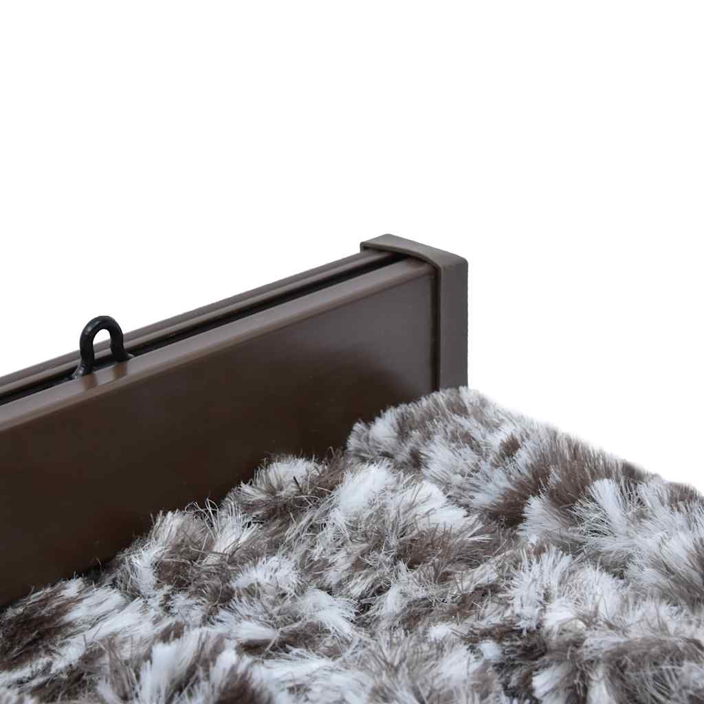 284276 vidaXL Insect Curtain Brown and Beige 56x185 cm Chenille