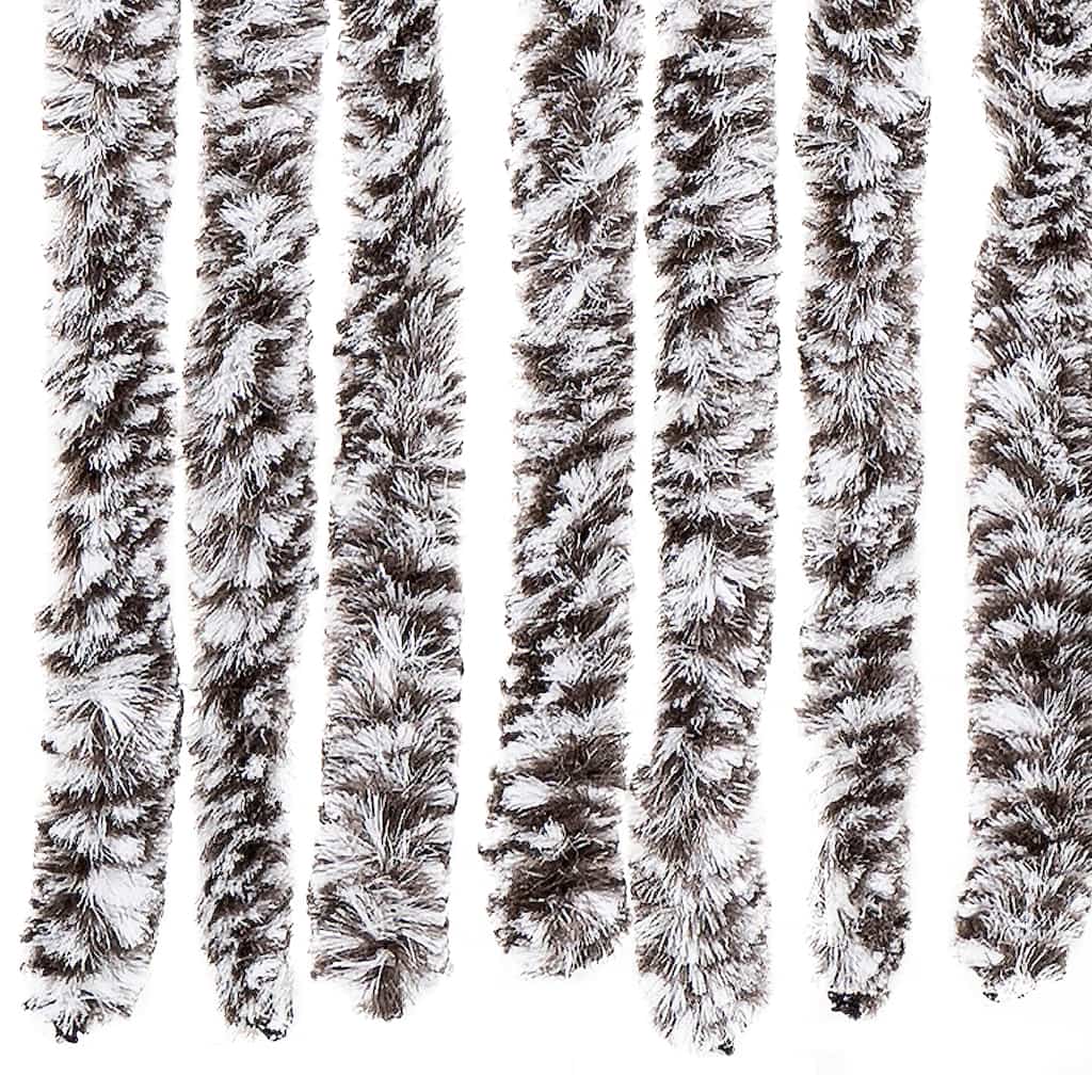 284278 vidaXL Insect Curtain Brown and Beige 100x220 cm Chenille