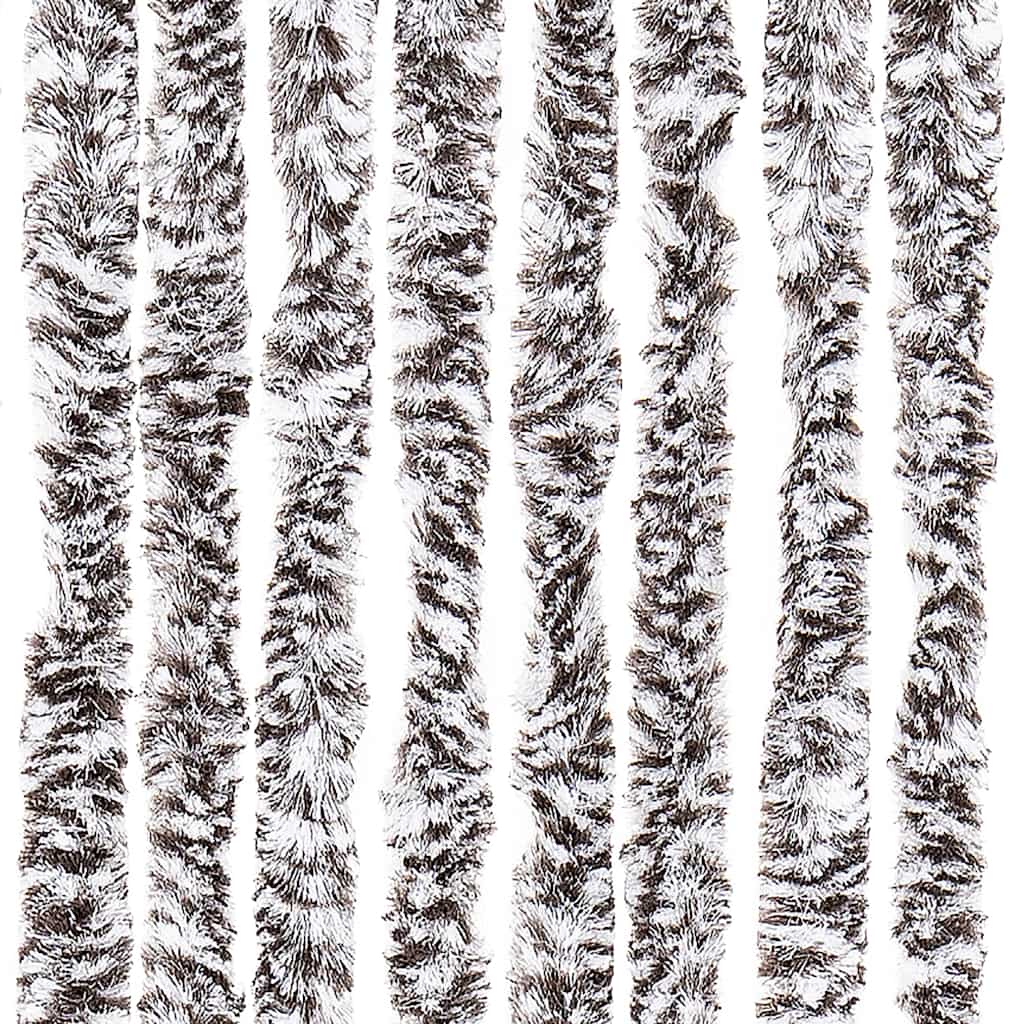 284278 vidaXL Insect Curtain Brown and Beige 100x220 cm Chenille