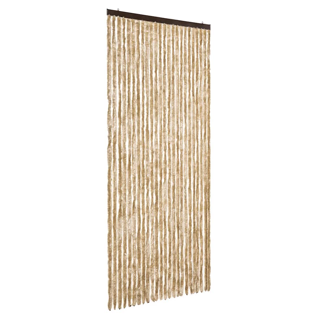 284284 vidaXL Insect Curtain Beige 100x220 cm Chenille