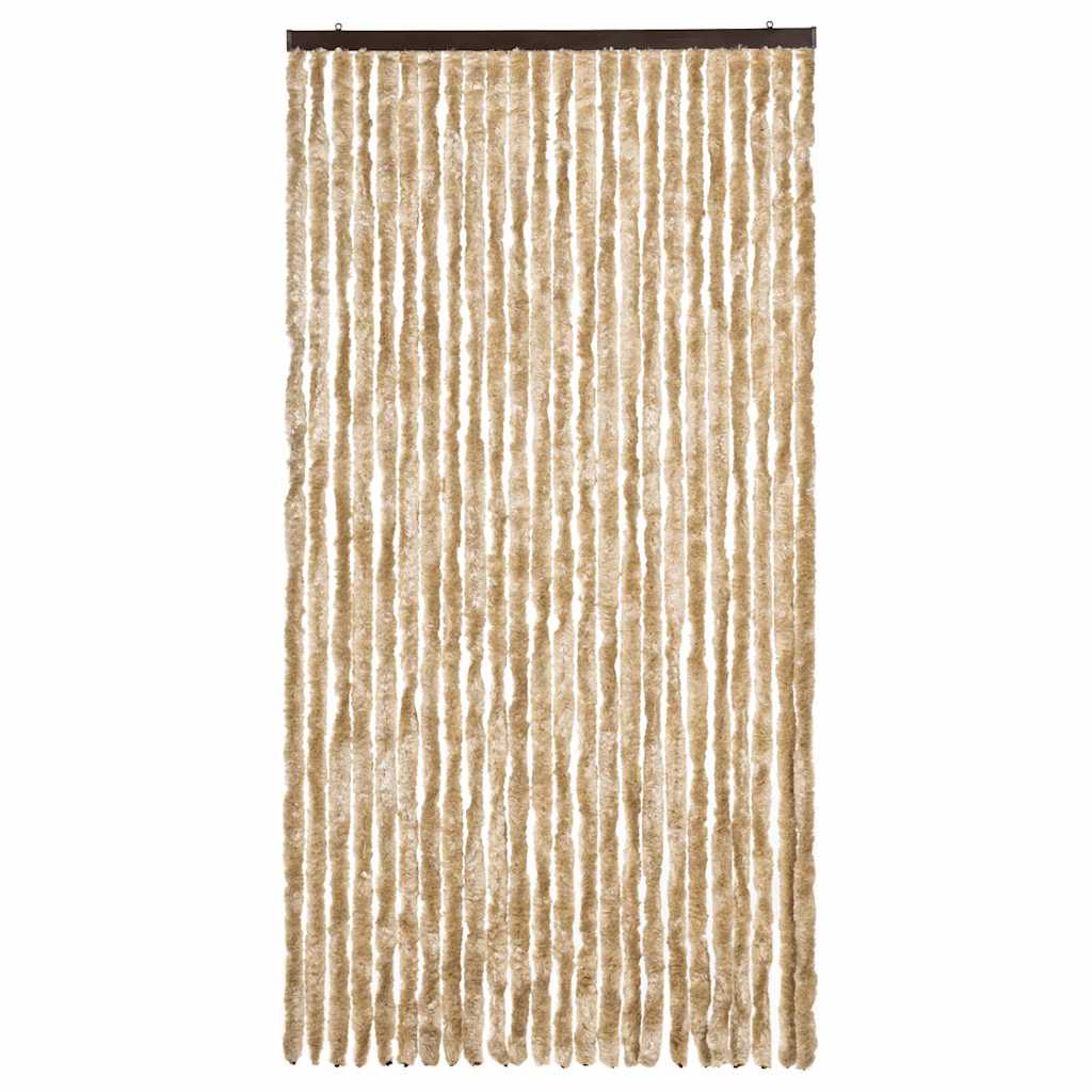 284284 vidaXL Insect Curtain Beige 100x220 cm Chenille