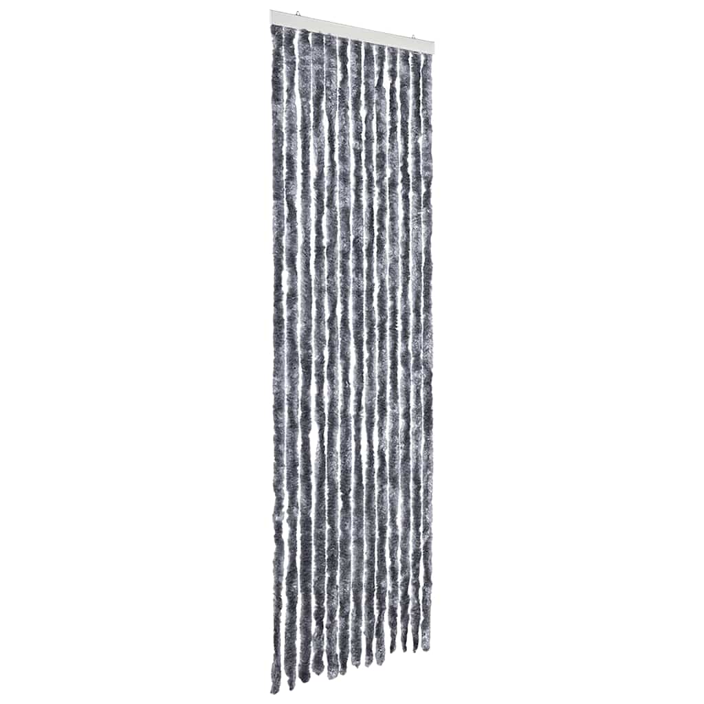 284285 vidaXL Insect Curtain Silver 56x185 cm Chenille