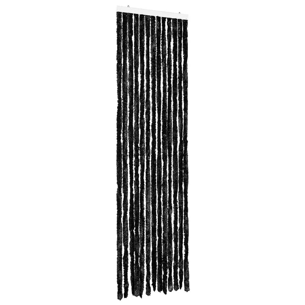 284288 vidaXL Insect Curtain Anthracite 56x185 cm Chenille