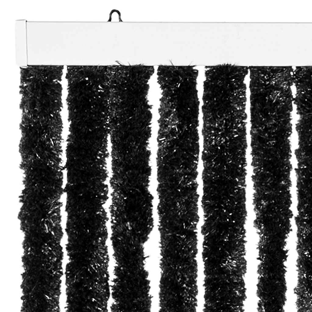 284289 vidaXL Insect Curtain Anthracite 90x220 cm Chenille