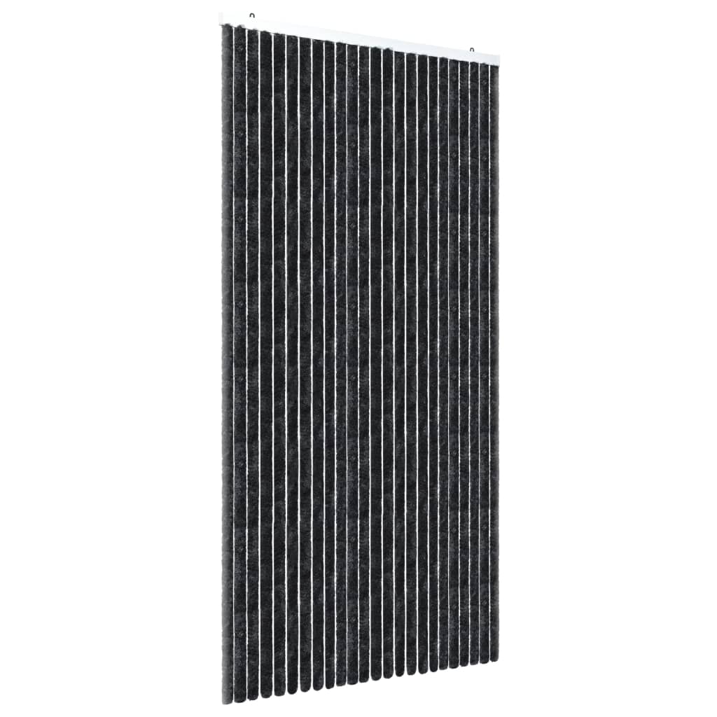 vidaXL Insect Curtain Anthracite 100x220 cm Chenille