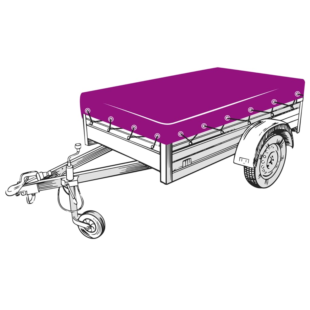Trailer Net HDPE 2.5x4.5 m Black