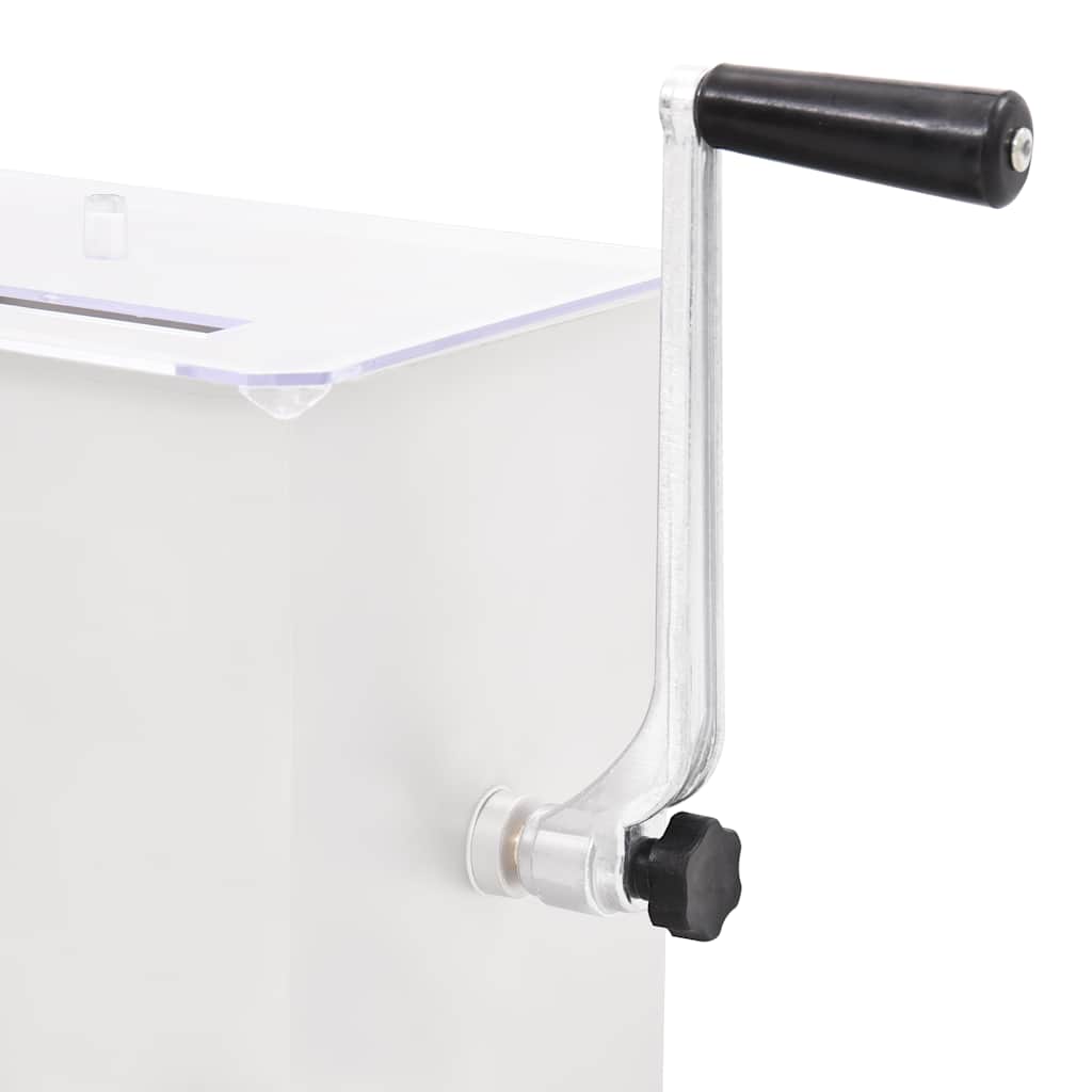 50959 vidaXL Manual Meat Mixer with Lid Silver Stainless Steel