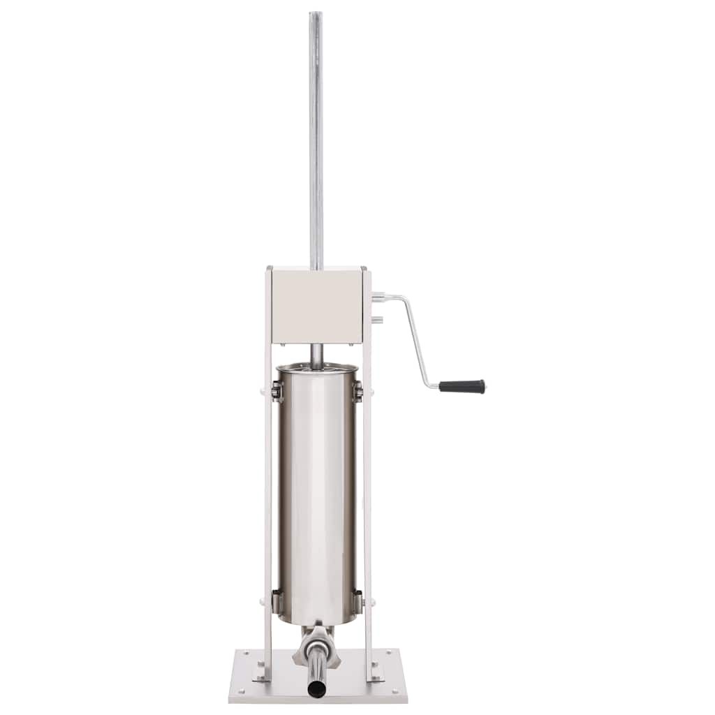 Manual Sausage Stuffer Silver 7 L Stainless Steel