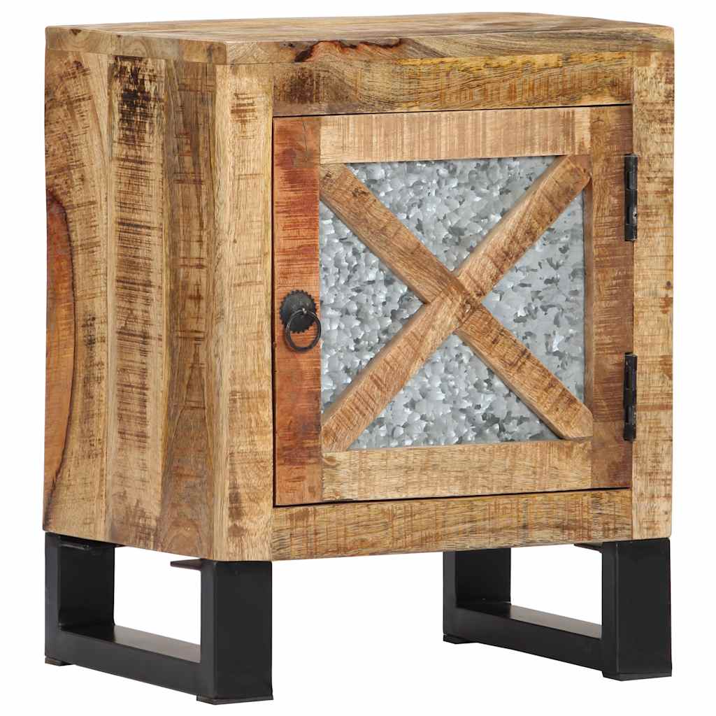 282759 vidaXL Bedside Cabinet 40x30x50 cm Solid Mango Wood