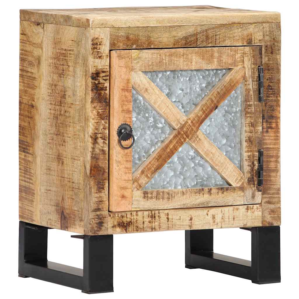 282759 vidaXL Bedside Cabinet 40x30x50 cm Solid Mango Wood