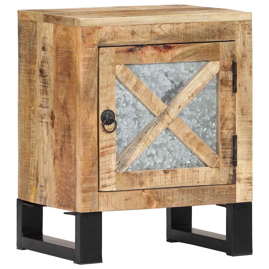 282759 vidaXL Bedside Cabinet 40x30x50 cm Solid Mango Wood