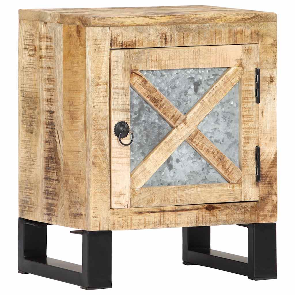 282759 vidaXL Bedside Cabinet 40x30x50 cm Solid Mango Wood