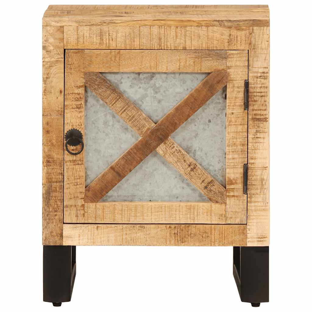 282759 vidaXL Bedside Cabinet 40x30x50 cm Solid Mango Wood
