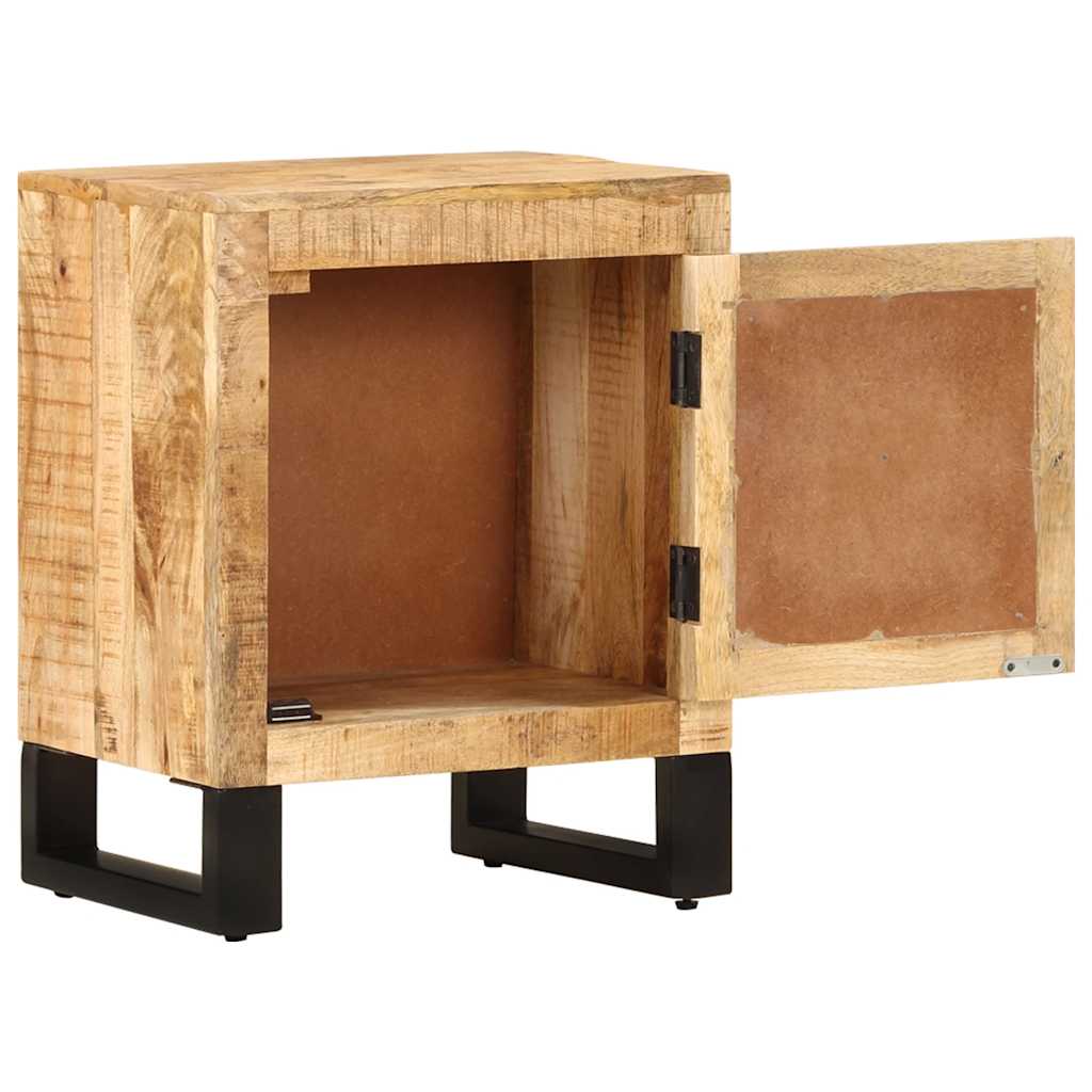 282759 vidaXL Bedside Cabinet 40x30x50 cm Solid Mango Wood