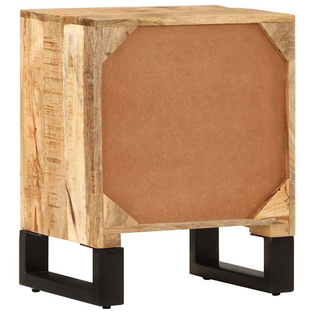 282759 vidaXL Bedside Cabinet 40x30x50 cm Solid Mango Wood