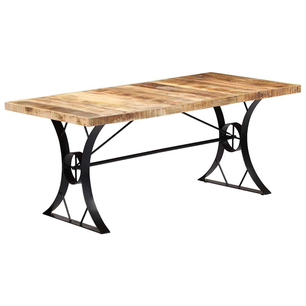 282766 vidaXL Dining Table 180x90x76 cm Solid Mango Wood