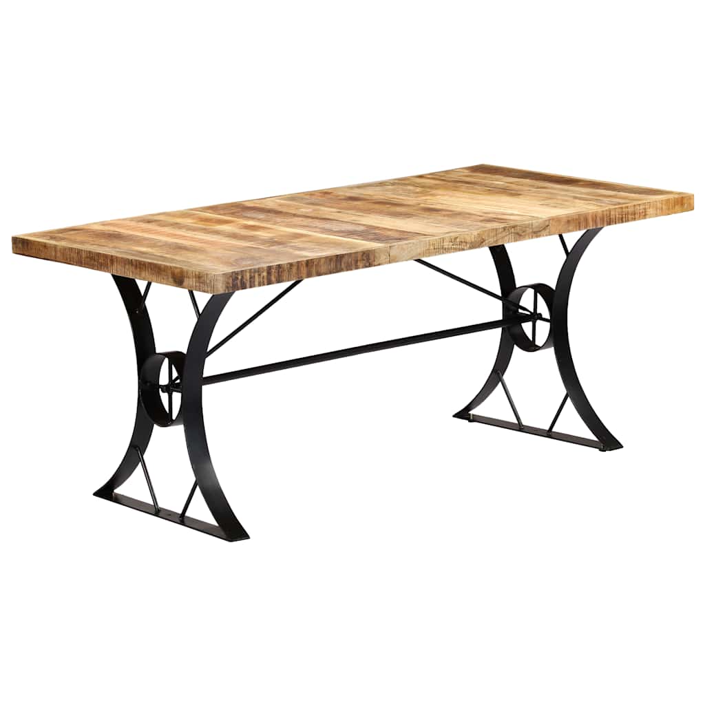 282766 vidaXL Dining Table 180x90x76 cm Solid Mango Wood