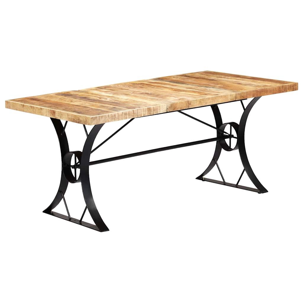 282766 vidaXL Dining Table 180x90x76 cm Solid Mango Wood