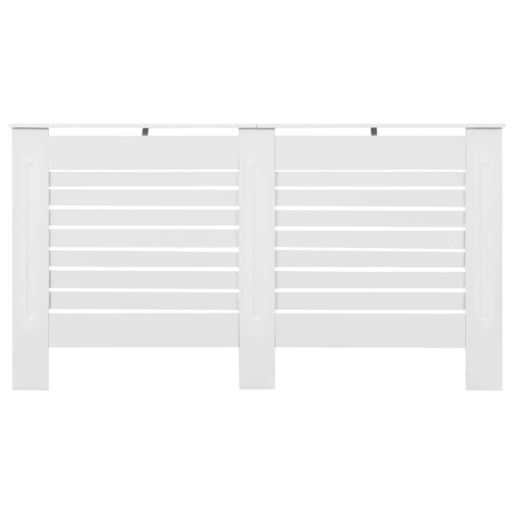 Radiator Cover White 152x19x81.5 cm MDF
