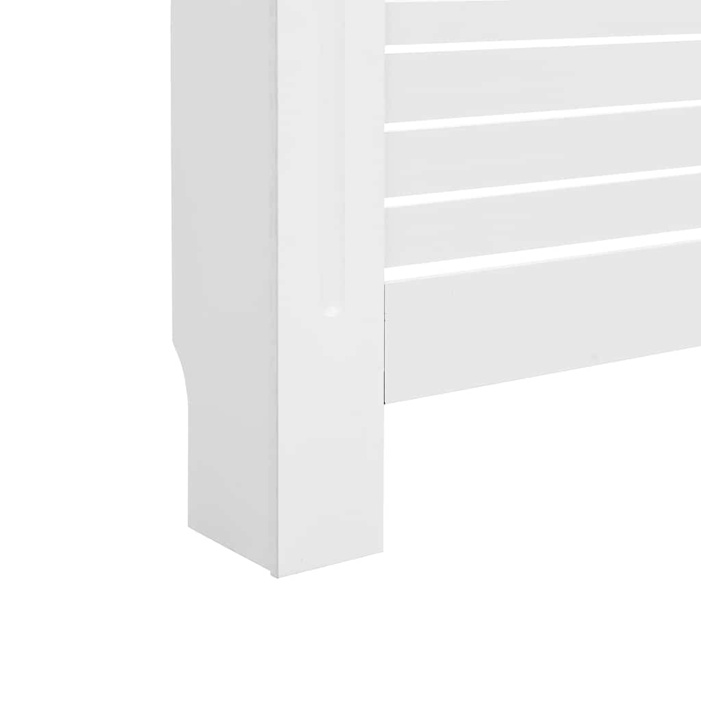 Radiator Cover White 152x19x81.5 cm MDF