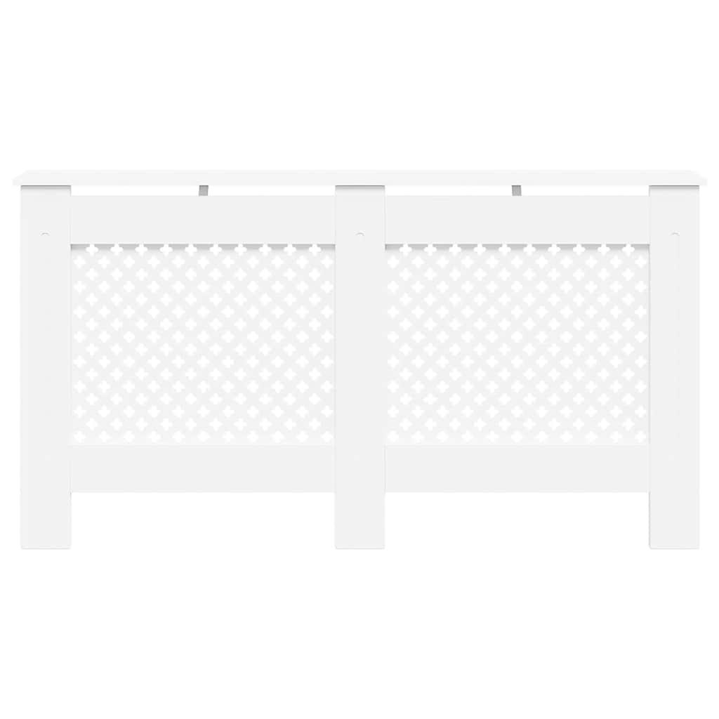Radiator Cover White 152x19x81.5 cm MDF