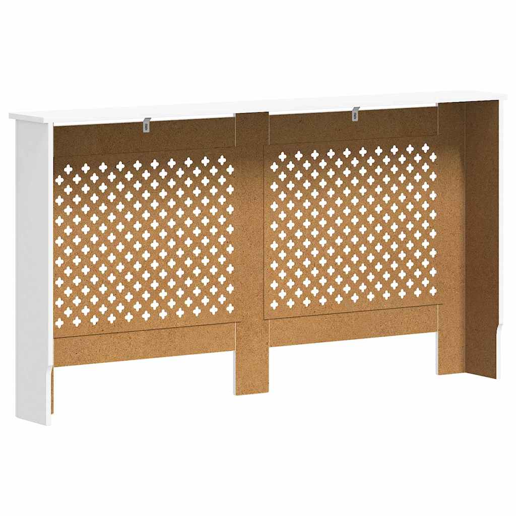 Radiator Cover White 152x19x81.5 cm MDF
