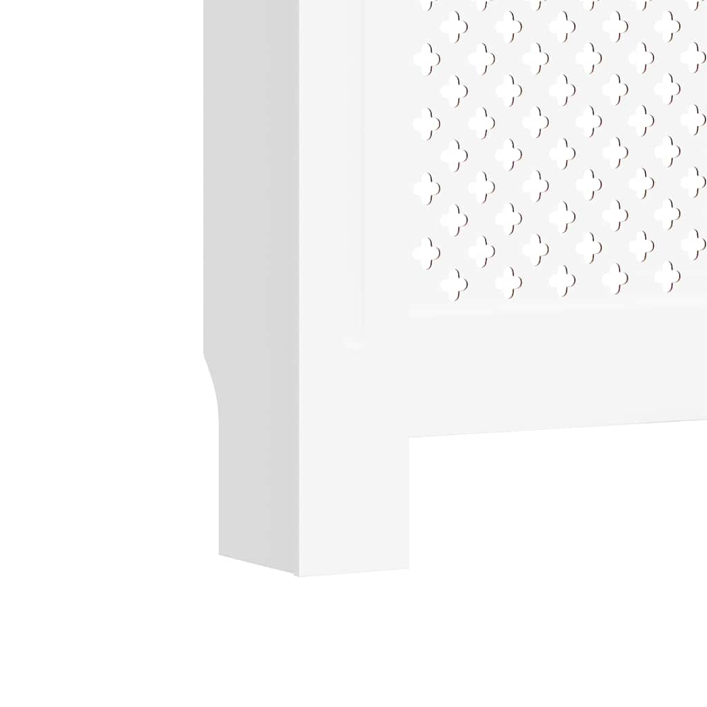 Radiator Cover White 152x19x81.5 cm MDF