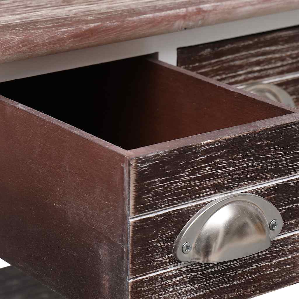284067 vidaXL Side Table Brown 40x40x40 cm Paulownia Wood