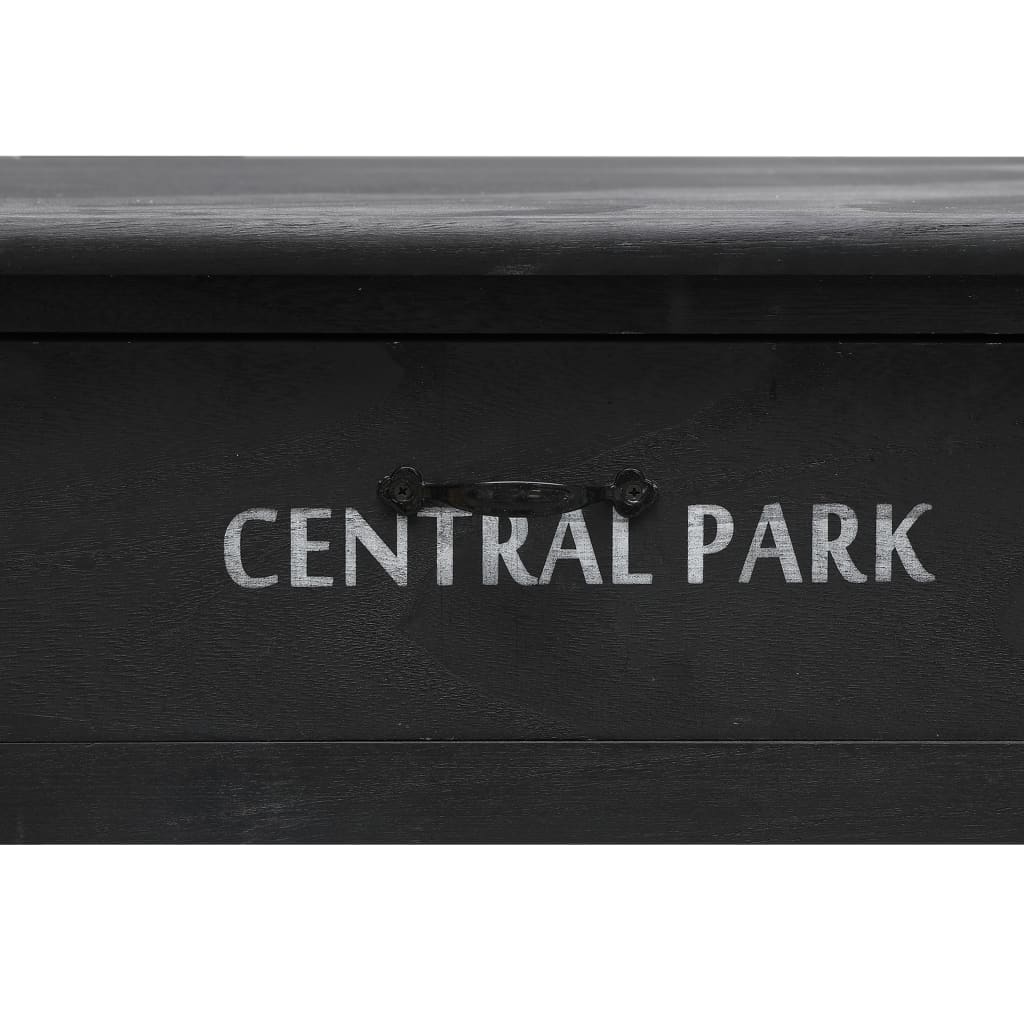 Coffee Table Black 100x50x45 cm Wood