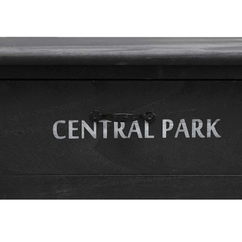 284141 vidaXL Coffee Table Black 100x50x45 cm Wood