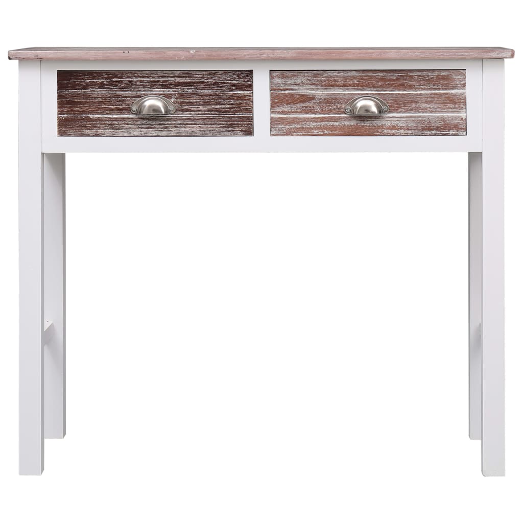 284144 vidaXL Console Table Brown 90x30x77 cm Wood