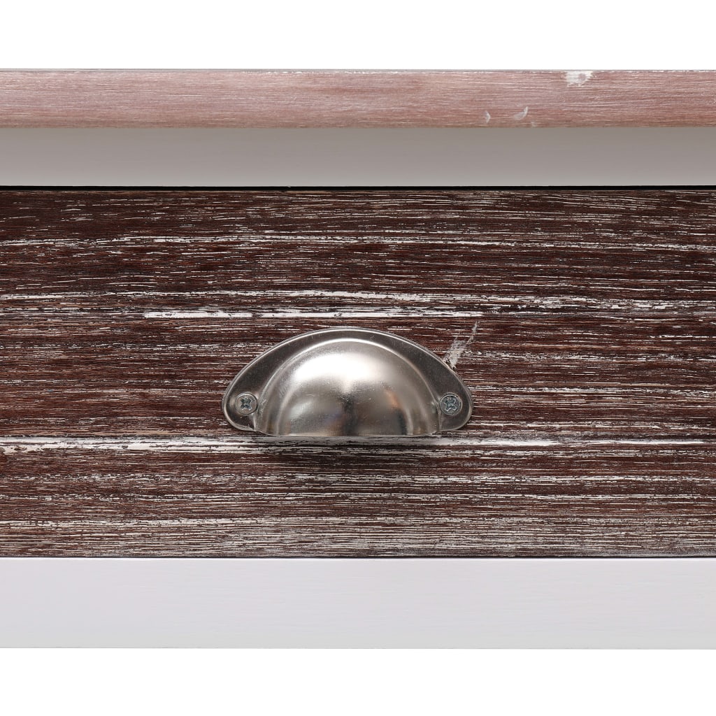 284144 vidaXL Console Table Brown 90x30x77 cm Wood