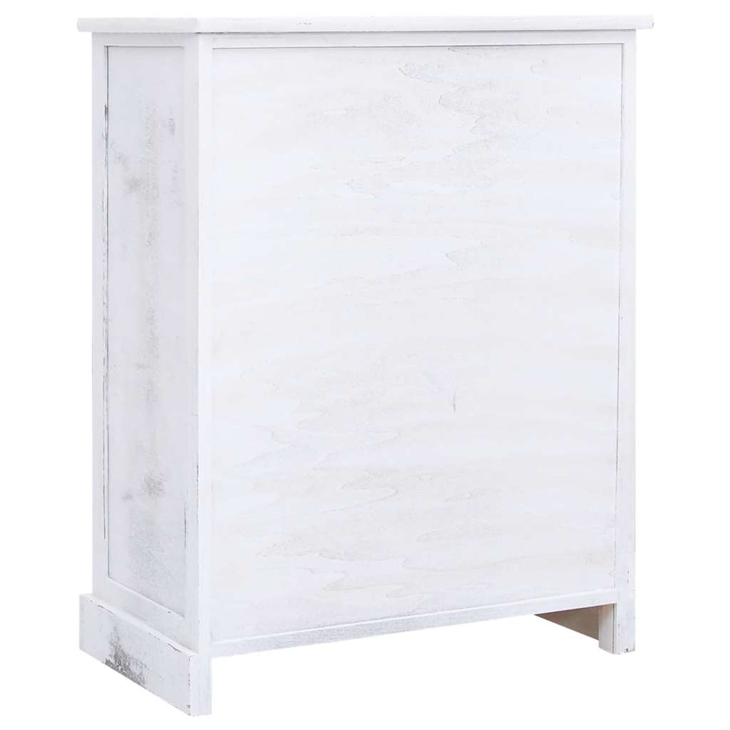 Drawer Cabinet | White | Paulownia wood | Medium | Drawer Cabinet