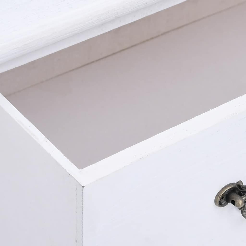 Drawer Cabinet | White | Paulownia wood | Medium | Drawer Cabinet