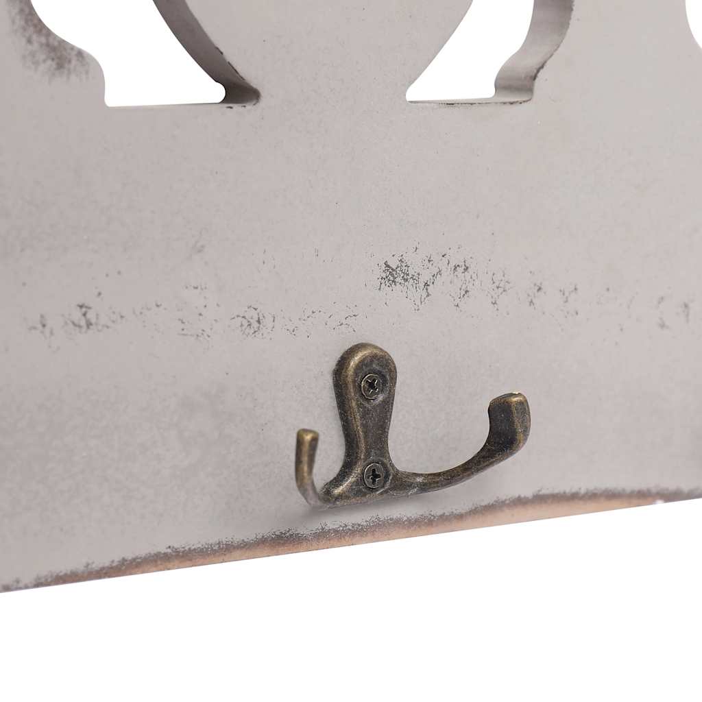 284243 vidaXL Wall Mounted Coat Rack HOME 50x23 cm