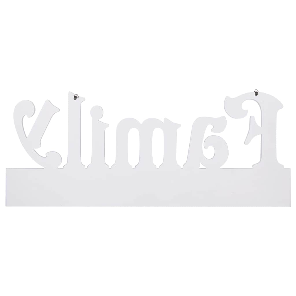 284245 vidaXL Wall Mounted Coat Rack FAMILY 74x29,5 cm