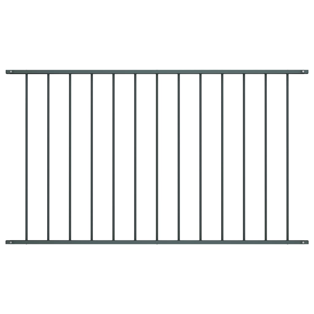 vidaXL Fence Panel Powder-coated Steel 1.7x0.75 m Anthracite