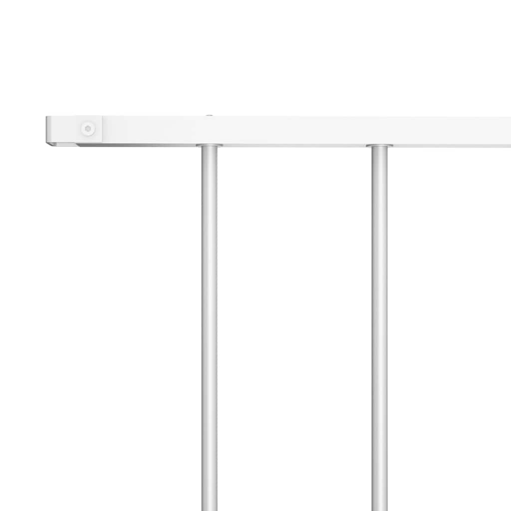 Fence Panel Woerden Powder-coated Steel 1.7x1 m White