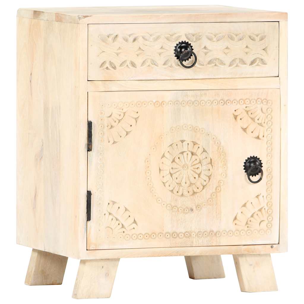 Bedside Cabinet 40x30x50 cm Solid Mango Wood