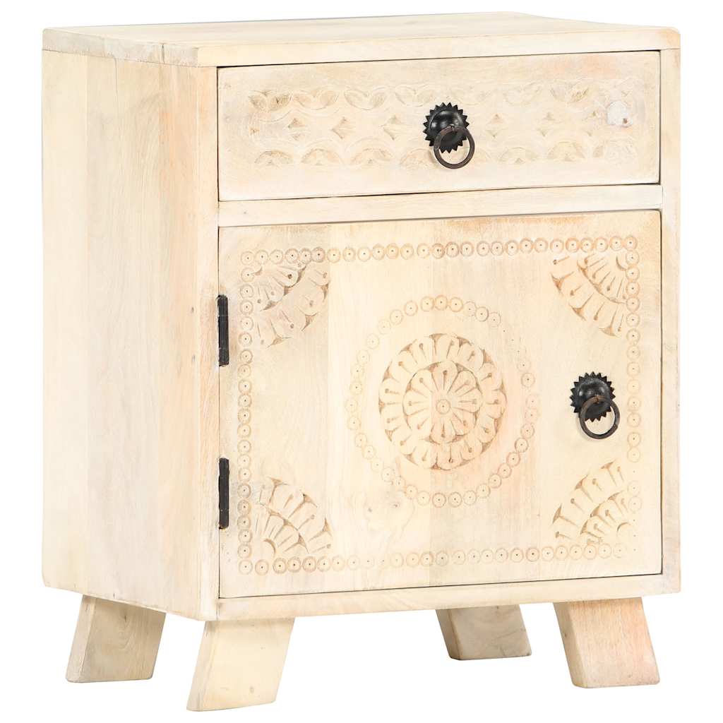 Bedside Cabinet 40x30x50 cm Solid Mango Wood
