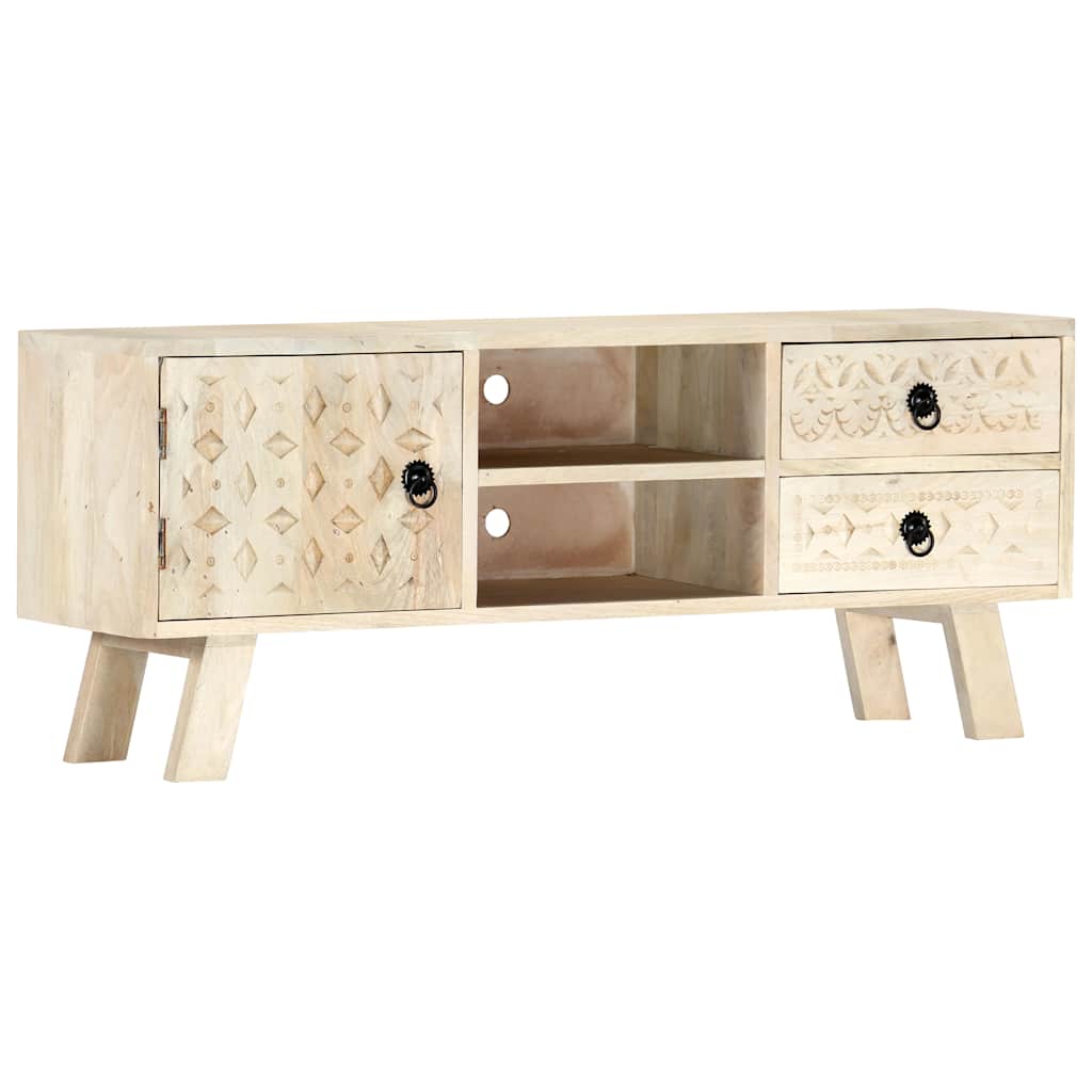 282869 vidaXL TV Cabinet 110x30x44 cm Solid Mango Wood