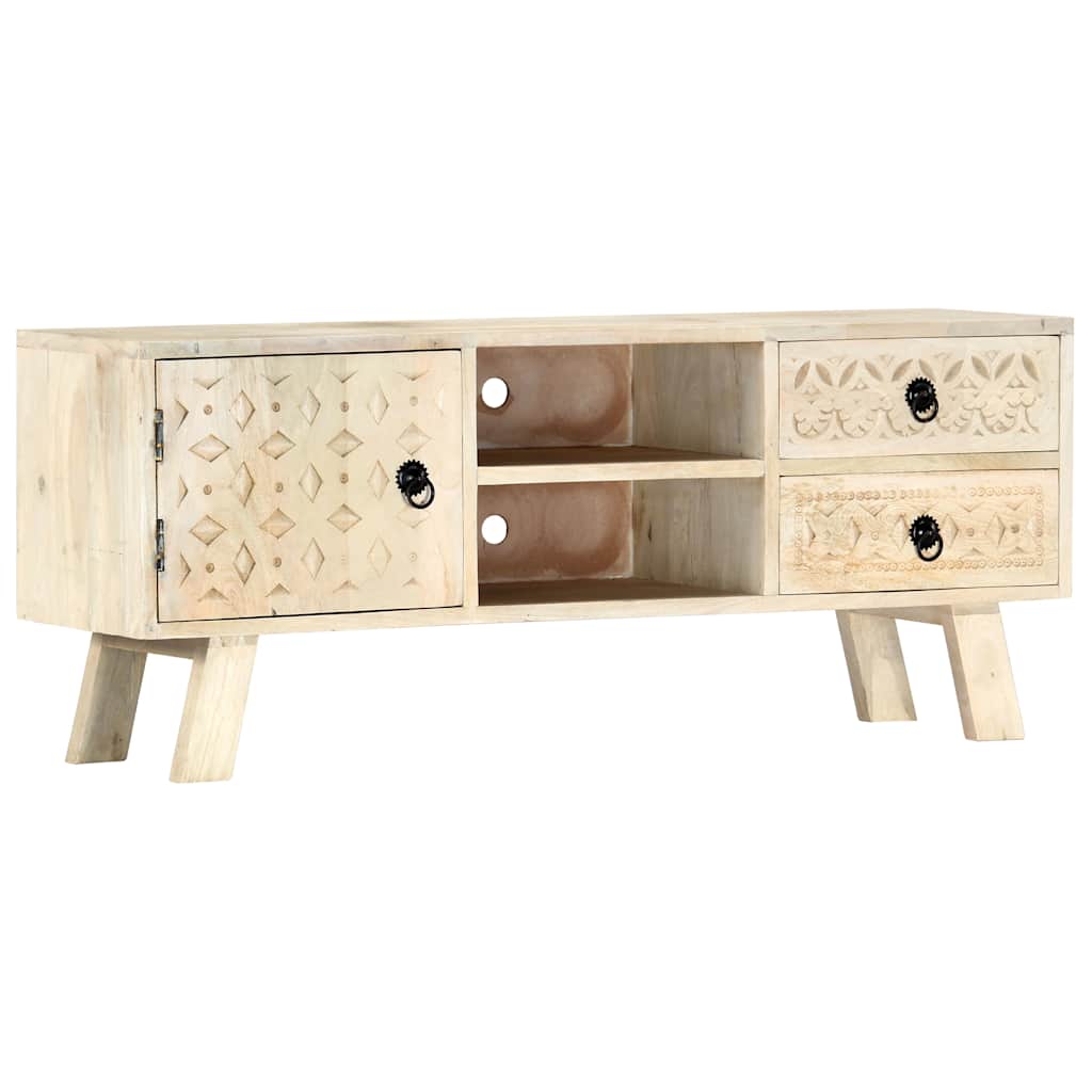 282869 vidaXL TV Cabinet 110x30x44 cm Solid Mango Wood