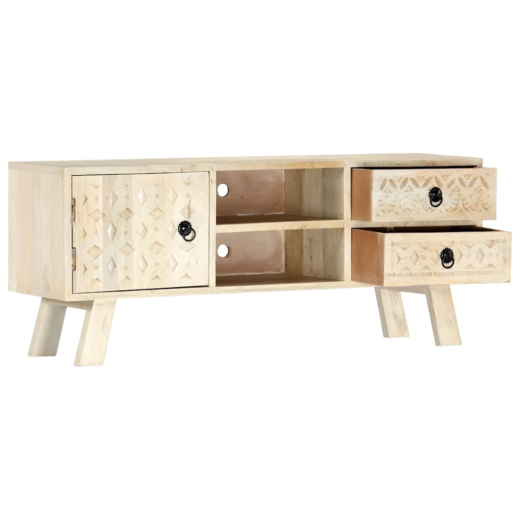 282869 vidaXL TV Cabinet 110x30x44 cm Solid Mango Wood