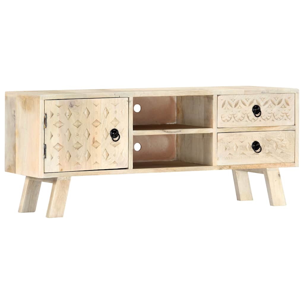 282869 vidaXL TV Cabinet 110x30x44 cm Solid Mango Wood
