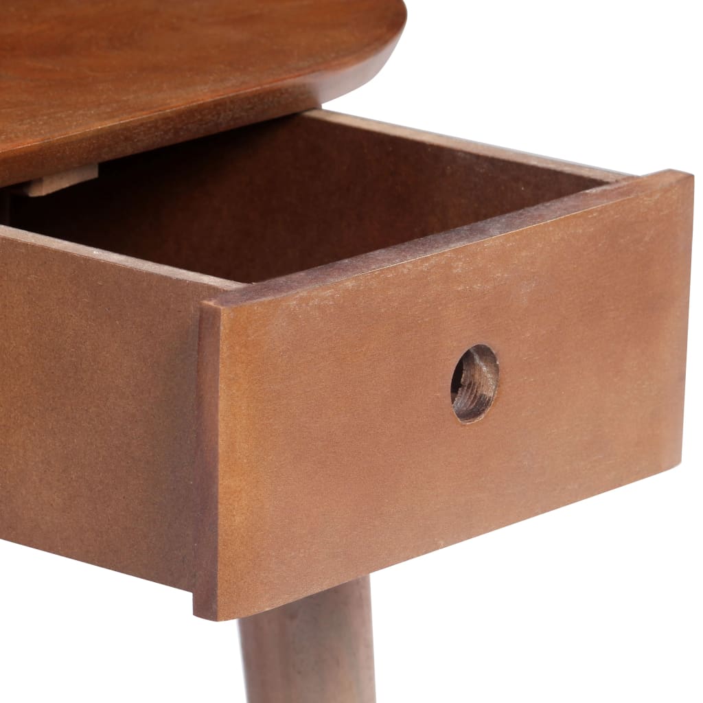 Bedside Cabinet 50x35x55 cm Solid Acacia Wood
