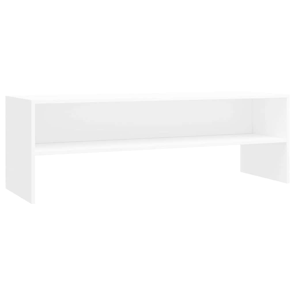 800036 vidaXL TV Cabinet White 120x40x40 cm Engineered Wood