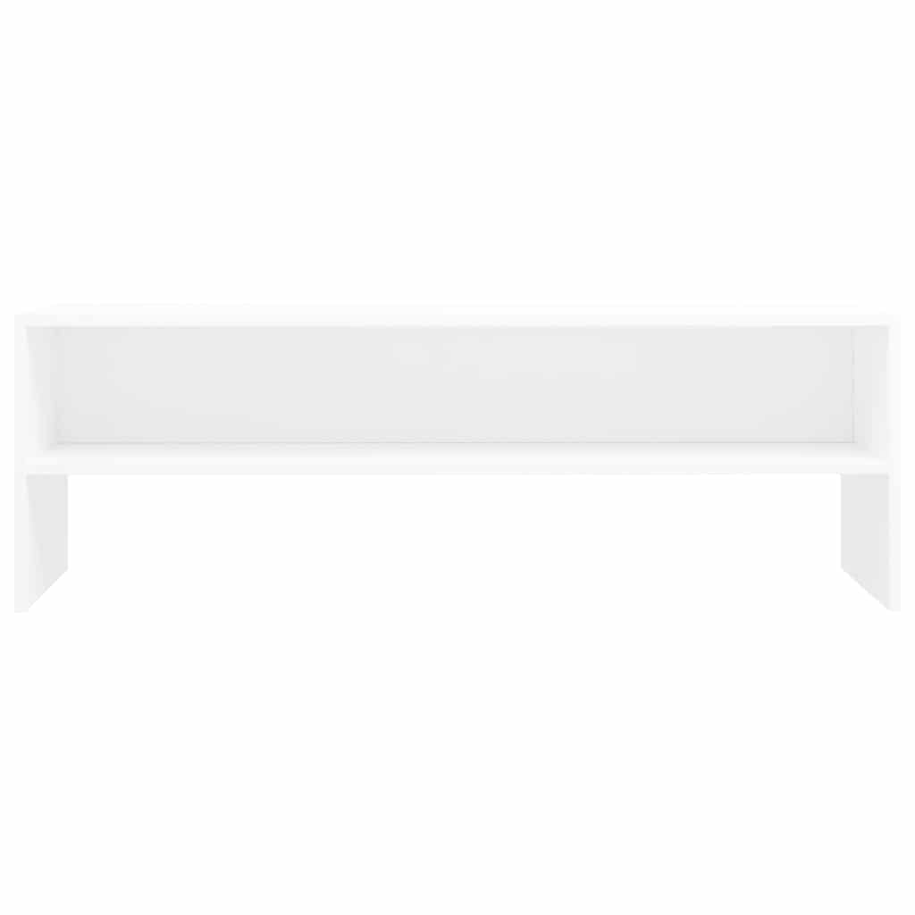 800036 vidaXL TV Cabinet White 120x40x40 cm Engineered Wood